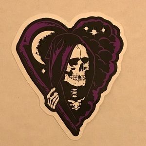 Creeper band sticker